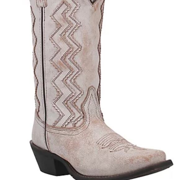 Laredo Audrey Leather Pull-On Boots - Picture 1 of 5